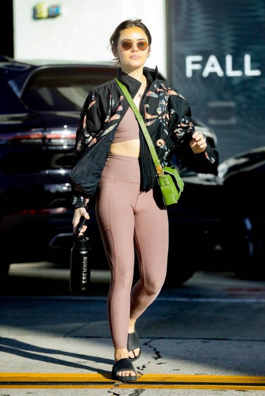 LUCY HALE at a Hot Yoga Class in West Hollywood 10/13/2023