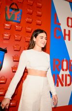 LUCY HALE at Longchamp x Robert Indiana Collection Launch Celebration in New York 10/26/2023
