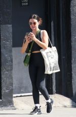 LUCY HALE Leaves a Pilates Studio in Los Angeles 10/10/2023
