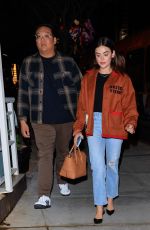 LUCY HALE Night Out in Los Angeles 10/23/2023