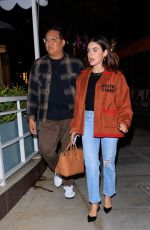 LUCY HALE Night Out in Los Angeles 10/23/2023