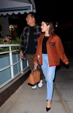 LUCY HALE Night Out in Los Angeles 10/23/2023