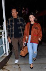 LUCY HALE Night Out in Los Angeles 10/23/2023