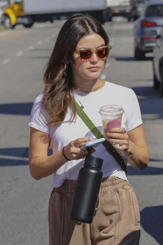 LUCY HALE Out and About in Los Angeles 10/18/2023