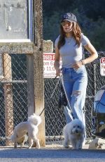 LUCY HALE Out with Her Dogs at Laurel Canyon Dog Park in Los Angeles 10/11/2023