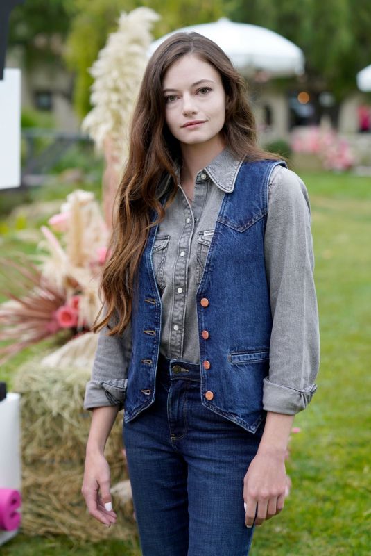 MACKENZIE FOY at Wrangler x Barbie Collaboration Launch Event in Los Angeles 09/30/2023