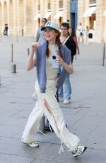 MADELAINE PETSCH Out and About in Paris 09/30/2023