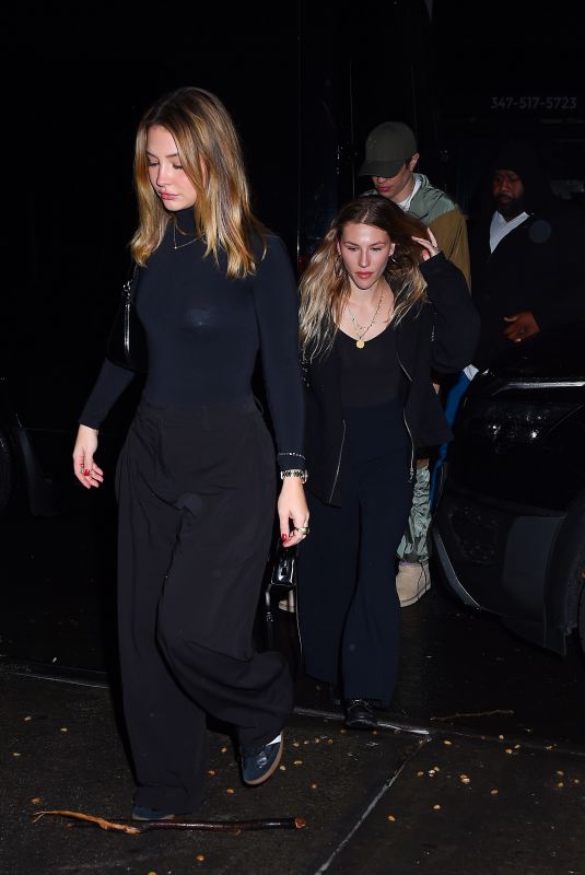 MADELYN CLINE and SOFIA HUBLITZ Leaves SNL Afterparty in New York 10/14/2023