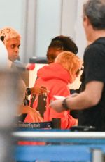 MADONNA Arrives at JFK Airport in New York 10/03/2023