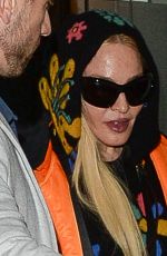 MADONNA Arrives in Manchester for Her Celebration Tour for Rehearsals 10/07/2023