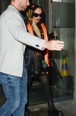 MADONNA Arrives in Manchester for Her Celebration Tour for Rehearsals 10/07/2023