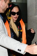 MADONNA Arrives in Manchester for Her Celebration Tour for Rehearsals 10/07/2023