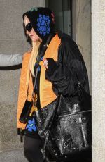 MADONNA Arrives in Manchester for Her Celebration Tour for Rehearsals 10/07/2023