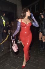 MAE MULLER Arrives at Hallowzeem Party at Gaucho in London 01/27/2023