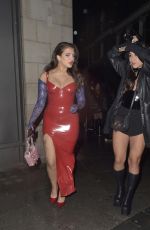 MAE MULLER Arrives at Hallowzeem Party at Gaucho in London 01/27/2023