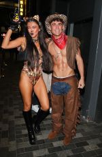 MAL NICOL Leaves PrettyLittleThing Haunted Mansion Hosted by GK Barry in London 10/26/2023