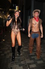 MAL NICOL Leaves PrettyLittleThing Haunted Mansion Hosted by GK Barry in London 10/26/2023