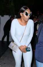 MALIKA and KHADIJAH HAQQ Arrives at Vas Morgan and Michael Braun Halloween Party 10/28/2023
