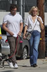 MALIN AKERMAN and Jack Donnelly Out with Their Dog in Los Angeles 10/17/2023