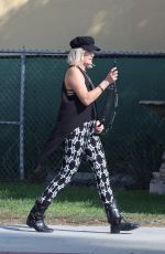 MALIN AKERMAN Heading to a Halloween Party in Los Angeles 10/29/2023