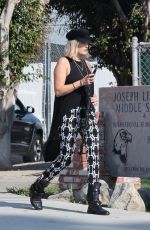 MALIN AKERMAN Heading to a Halloween Party in Los Angeles 10/29/2023