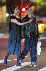 MARGARET QUALLEY and Jack Antonoff Leaves 4 Charles Prime Rib in New York 10/27/2023