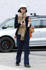 MARGARET QUALLEY Out for a Coffee in New York 10/10/2023