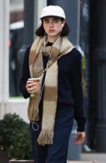 MARGARET QUALLEY Out for a Coffee in New York 10/10/2023
