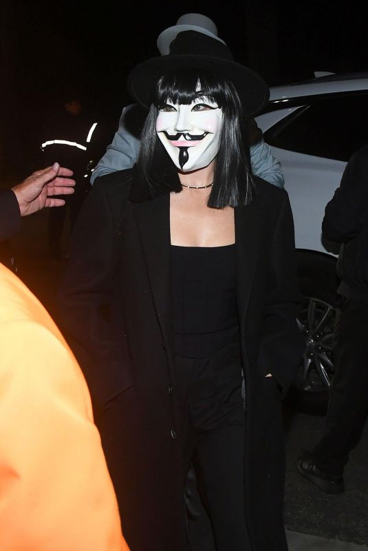 MARGOT ROBBIE Arrives at Casamigos Halloween Party in Los Angeles 10/27/2023