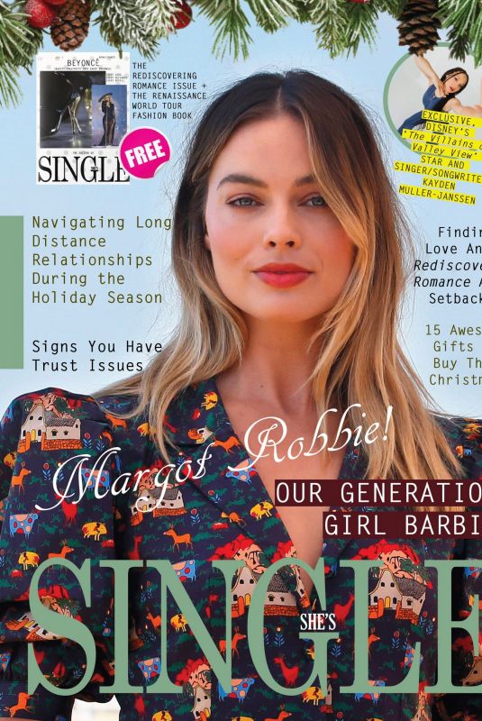MARGOT ROBBIE in Shes Single Magazine, October 2023 