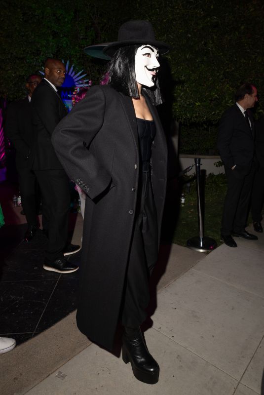 MARGOT ROBBIE Leaves Casamigos Halloween Party in Los Angeles 10/27/2023