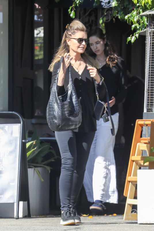 MARIA SHRIVER and CHRISTINA SCHWARZENEGGER Leves A Votre Sante in Brentwood 10/21/2023