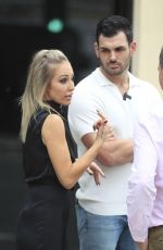 MARY FITZGERALD and Romain Bonnet Outside The Oppenheim Group Offices in West Hollywood 09/29/2023