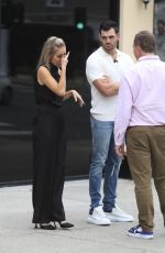 MARY FITZGERALD and Romain Bonnet Outside The Oppenheim Group Offices in West Hollywood 09/29/2023