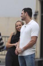 MARY FITZGERALD and Romain Bonnet Outside The Oppenheim Group Offices in West Hollywood 09/29/2023