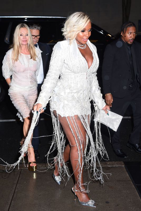 MARY J. BLIGE and KATE MOSS Leaves Albie Awards in New York 09/28/2023