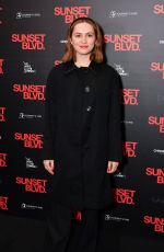 MAUDE APATOW at Sunset Boulevard Press Night Performance at Savoy Theatre in London 10/12/2023