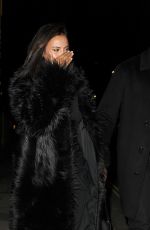 MAYA JAMA and Stormzy Leaves Humo Restaurant in London 10/21/2023