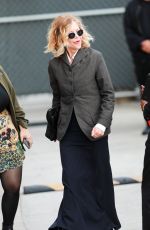 MEG RYAN Arrives at Jimmy Kimmel Live! in Hollywood 10/25/2023