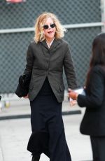 MEG RYAN Arrives at Jimmy Kimmel Live! in Hollywood 10/25/2023