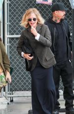 MEG RYAN Arrives at Jimmy Kimmel Live! in Hollywood 10/25/2023