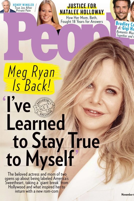 MEG RYAN in People Magazine, November 2023