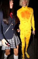 MEGAN FOX and Machine Gun Kelly Arrives at Casamigos Halloween Party in Los Angeles 10/27/2023