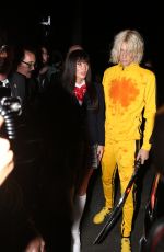 MEGAN FOX and Machine Gun Kelly Arrives at Casamigos Halloween Party in Los Angeles 10/27/2023