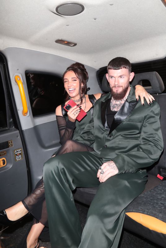 MEGAN MCKENNA Leaves Pride of Britain Awards 2023 in London 10/08/2023