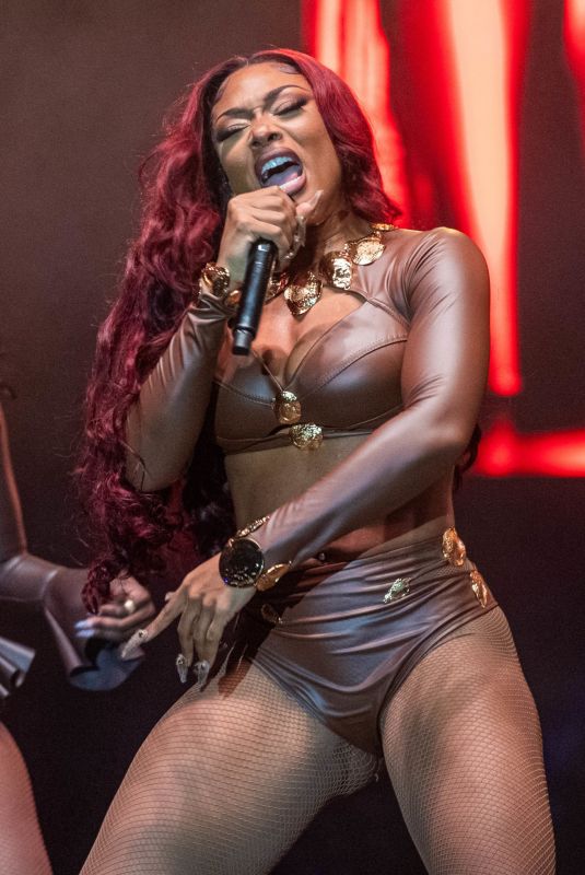 MEGAN THEE STALLION Performs at 2023 ONE Music Fest in Atlanta 10/28/2023