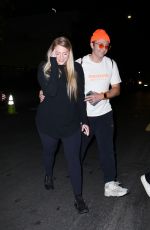 MEGHAN TRAINOR Leaves Tate McRae