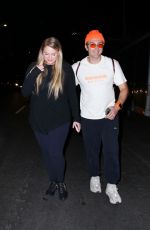 MEGHAN TRAINOR Leaves Tate McRae’s Concert Afterparty at NeueHouse Hollywood 10/06/2023