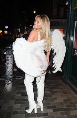 MIA WOODALL Leaves PrettyLittleThing Haunted Mansion Hosted by GK Barry in London 10/26/2023