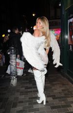 MIA WOODALL Leaves PrettyLittleThing Haunted Mansion Hosted by GK Barry in London 10/26/2023